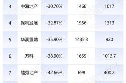 华发狂飙与滨江集团的坠落中国房地产市场的月度销售涨跌分析